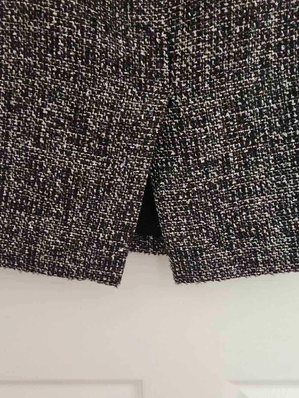 J. Crew Black & White Tweed No. 2 Pencil Skirt - Work, Job, Office, Interview